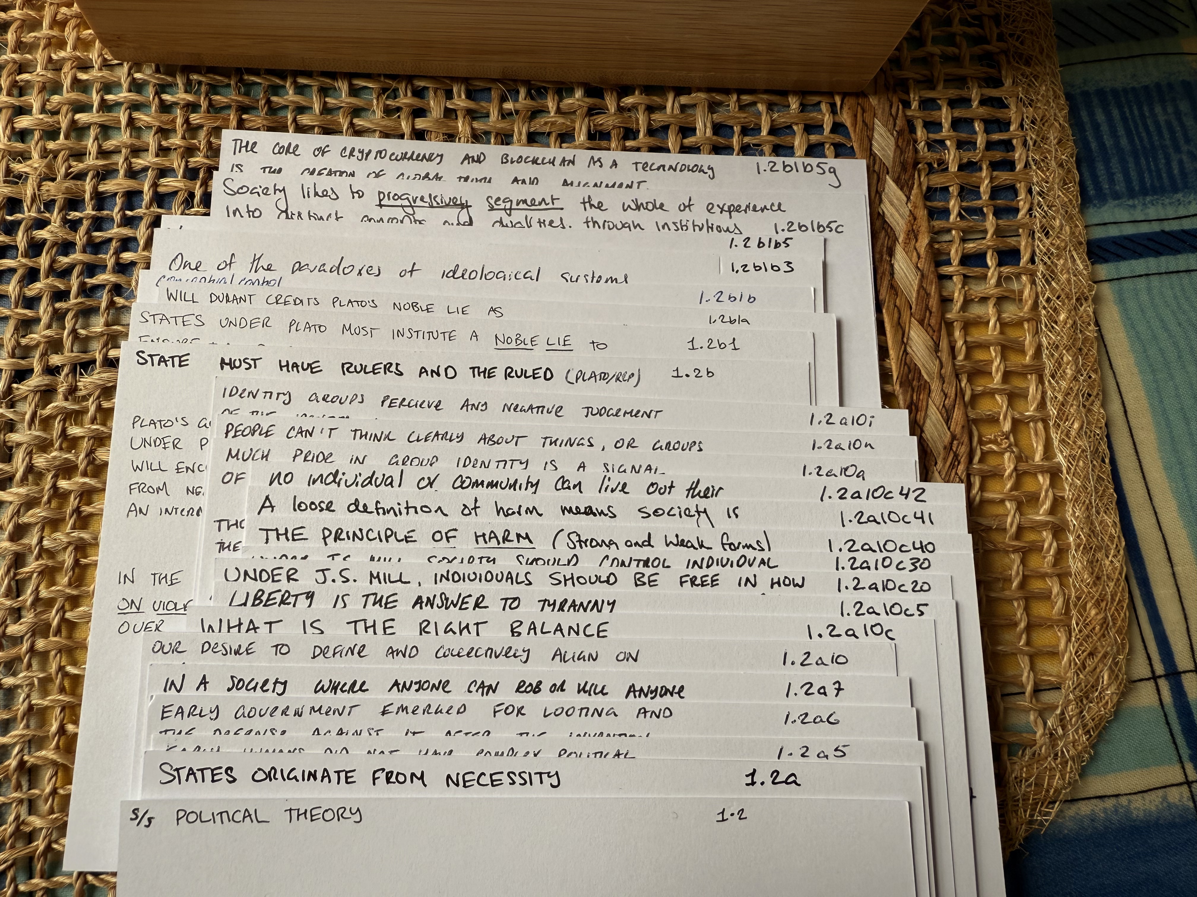 How notes naturally form a hierarchy